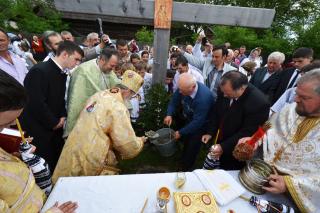 „Să-l aveţi ca model în ridicarea acestei biserici pe Sfântul Voievod Ştefan cel Mare“