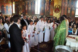 Moment emoţionat de Rusalii, la Câmpulung Moldovenesc