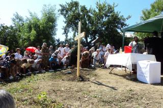 Piatră de temelie pentru biserica parohiei Ţărinca