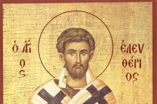 Viața Sfântului Sfințit Mucenic Elefterie, Episcopul Iliriei
