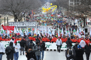 Jumătate de milion de oameni în Marşul Vieţii în Washington