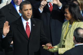 Jurământul pe Biblii al lui Obama