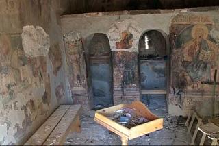 Fresce bizantine inestimabile distruse în Albania