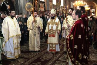 Liturghie arhierească în parohia Bosanci 1