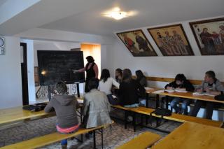 Meditaţii pentru elevi în Aşezământul "Sfinţii Români" din Câmpulung Moldovenesc