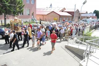 Procesiune la Fălticeni în cinstea Sfântului Ilie