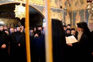 (Video) Hirotesia protosinghelului Hariton Negrea întru stareț al Mănăstirii Petru Vodă