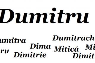 Semnificația numelui DUMITRU
