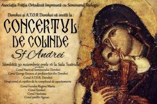 Concert dedicat sărbătorii Sfântului Andrei, la Dorohoi