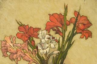 Tabloul "Gladiole" semnat de Nicolae Tonitza, scos la licitație