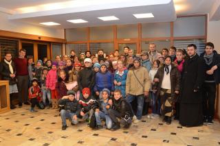 Copiii parohiei Stânca-Roznovanu, în vizită la Colegiul „Sfântul Nicolae“