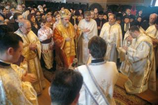 PS Ioachim Băcăuanul, la hramul Bisericii "Sfântul Ioan" din Bacău