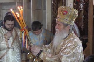 Slujbă arhierească în parohia Forăşti, Protopopiatul Fălticeni