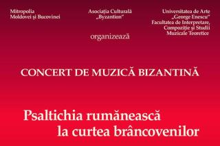 Concert de muzică bizantină la Iaşi