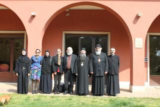Vizita Înaltpreasfinţitului Ştefan Arhiepiscop de Tsagheri şi Lentekhi (Biserica Ortodoxă Georgiană) la Sediul Episcopiei Ortodoxe Române a Italiei
