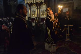 Liturghia Darurilor mai înainte sfințite unită cu Vecernia, la Catedrala mitropolitană din Iași