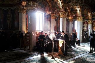 Slujba Canonului Sfântului Andrei Criteanul, la Seminarul Teologic de la Mănăstirea Neamţ