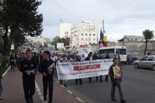 „Marş pentru viaţă“ la Suceava