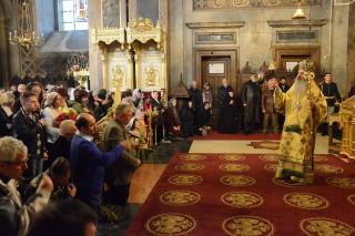 Liturghie arhierească de Florii, la Catedrala mitropolitană din Iaşi