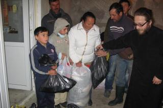 Acţiune umanitară pentru 50 de familii nevoiaşe din Buruieneşti
