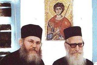Egumenul Efrem al Mănăstirii Vatoped și părintele Dionisie