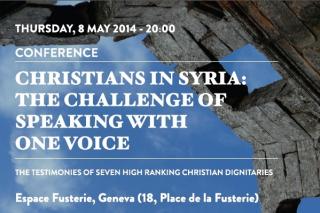Conferință istorică în Geneva: creștinii din Siria vor striga cu o singură voce