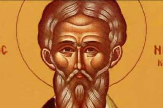 Troparul Sfântului Ierarh Nichifor, Patriarhul Constantinopolului (în limba greacă)