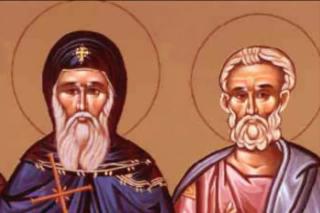 Troparul Sfântului Sfințit Mucenic Teodot, Episcopul Ancirei (în limba greacă)