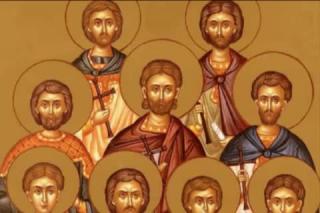 Troparul Sfântului Mucenic Ismail, al Sfântului Mucenic Manuil și al Sfântului Mucenic Savel (în limba greacă)