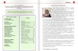 Un nou număr al revistei parohiale „Hai cu noi!“