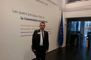 Profesor de religie din Iași, participant la sesiunile de formare organizate de Comisia Europeană în Bruxelles