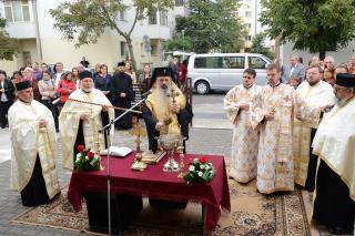 Slujbă de binecuvântare la inaugurarea Centrului social „Bucuria“