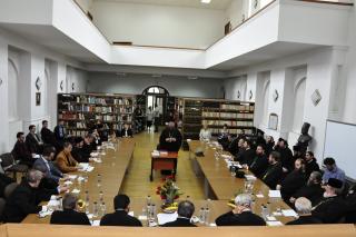 Arhim. Benedict Sauciuc, stareţul Mănăstirii Neamţ, doctor al Facultăţii de Teologie Ortodoxă din Bucureşti