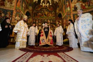 Patriarhul Ierusalimului la Biserica brâncovenească Sfântul Gheorghe - Nou