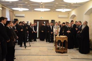 Slujbă arhierească de binecuvântare a lucrărilor realizate la Colegiul „Sf. Nicolae“ (GALERIE FOTO)