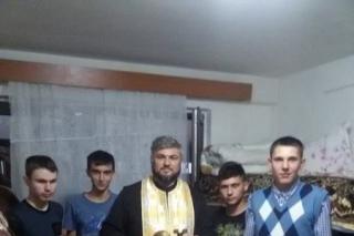 Sfinţirea căminelor din Campusul studenţesc „Tudor Vladimirescu“
