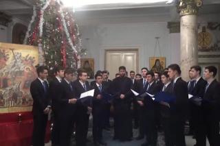 Colindători la Reședința Mitropolitană - Seminarul Teologic „Sf. Vasile cel Mare” Iași