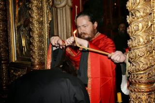 Minunea Sfântului Ioan Botezătorul cu un monah de curând tuns în călugărie