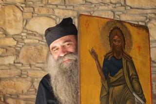 Izbăvirea minunată a monahului Lazăr Dionisiatul de către Sfântul Ioan Botezătorul