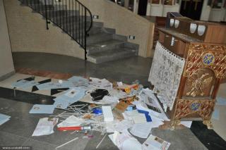 Biserică ortodoxă vandalizată în Haifa