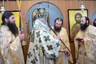 Hram şi hirotesie întru arhimandrit la Mănăstirea Zosin