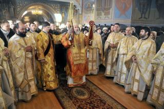 Liturghie arhierească la Biserica „Sfântul Ioan“ din Bacău