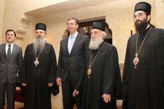 Întâlnire între Părintele Patriarh Irineu al Serbiei și premierul sârb, Aleksandar Vucic