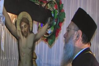 Într-o Biserică din Corint, Mântuitorul plânge de câteva zile