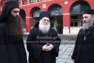 Întâistătătorul Bisericii Ortodoxe Ucrainene, Mitropolitul Onufrie de Kiev, a vizitat Muntele Athos