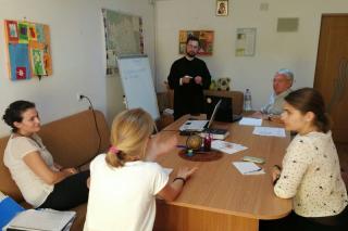 Atelier de lucru la Centrul rezidenţial din Hârja