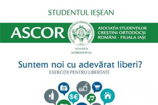„Studentul ieşean“: primul atelier de lucru organizat de ASCOR Iaşi pentru tineri