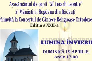 La Rădăuţi s-a organizat Concertul "Lumina Învierii"