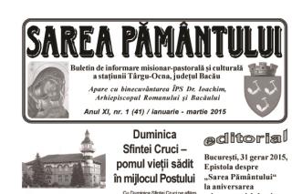 Un nou număr al revistei „Sarea pământului”