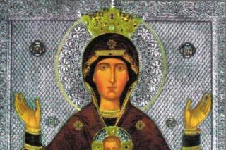 Prăznuirea Icoanei Maicii Domnului „Potirul Nesecat” la Mănăstirea Serpuhov din Rusia